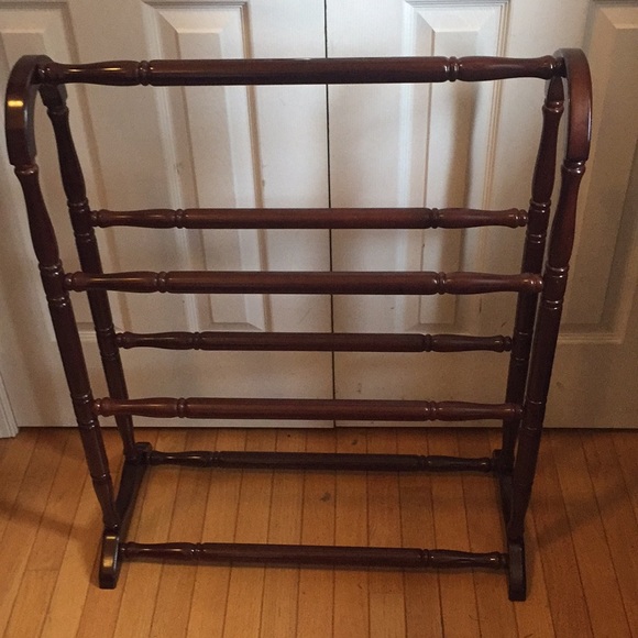 Bombay Company Other - Mahogany Quilt Rack by Bombay Company
